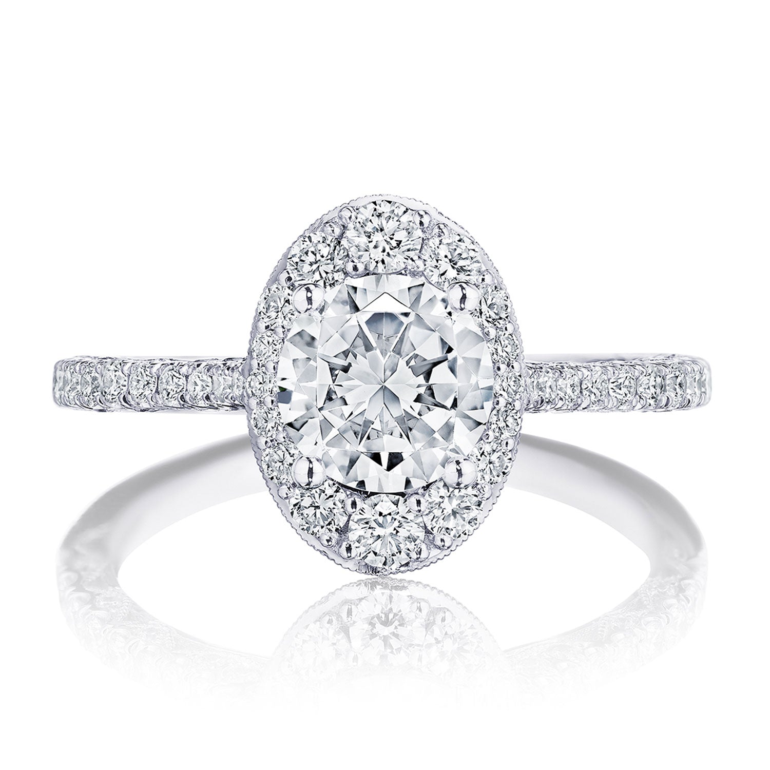 Round Bloom Engagement Ring