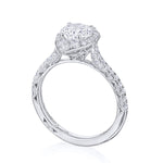 Round Bloom Engagement Ring