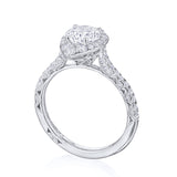 Round Bloom Engagement Ring