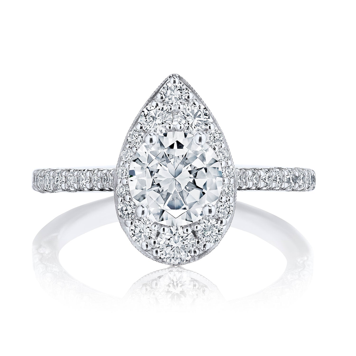 Round Bloom Engagement Ring