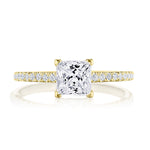 Princess Solitaire Engagement Ring