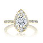 Round Bloom Engagement Ring