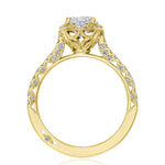 Round Bloom Engagement Ring