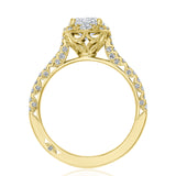 Round Bloom Engagement Ring