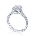 Round Bloom Engagement Ring
