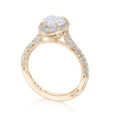 Round Bloom Engagement Ring