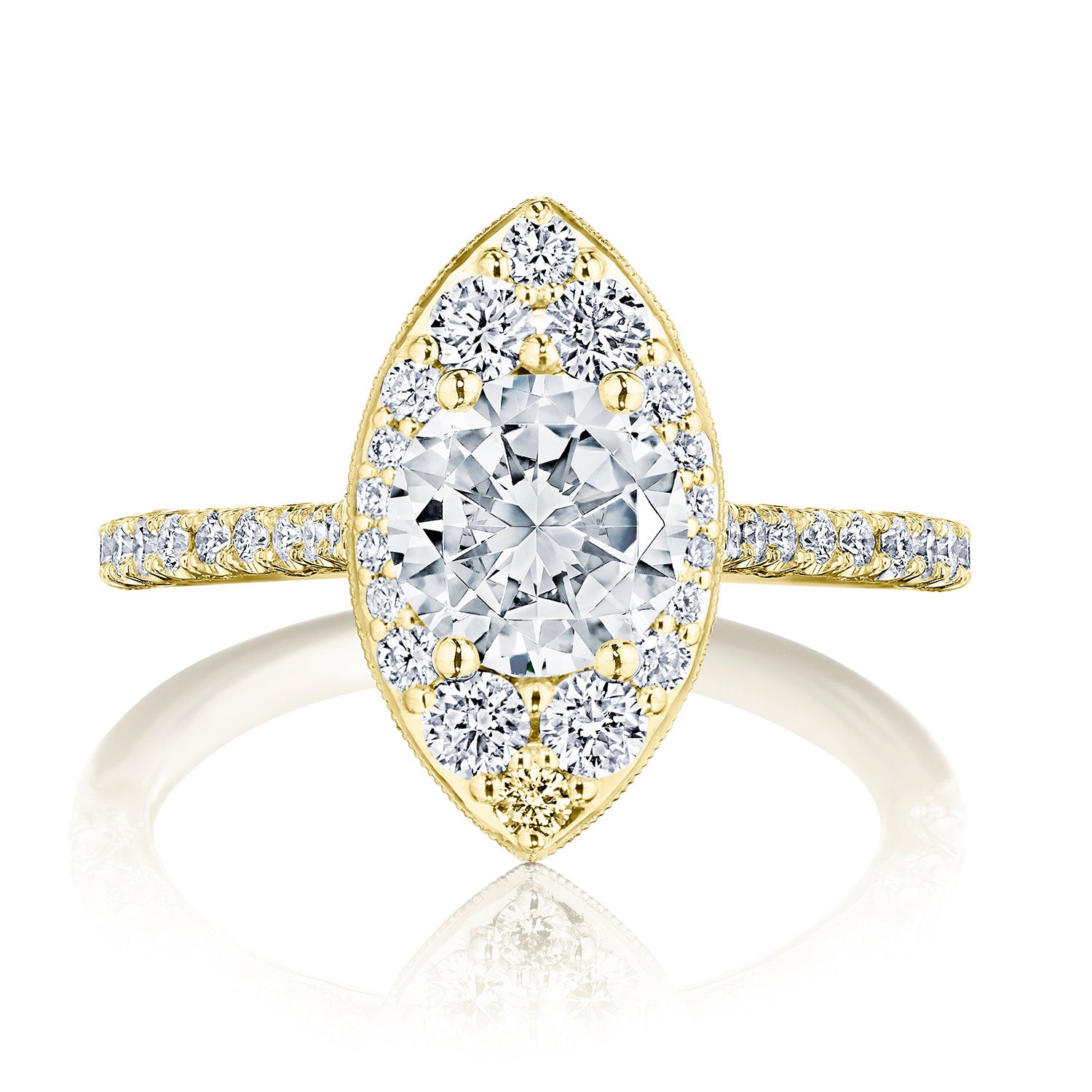 Round Bloom Engagement Ring