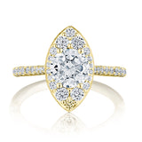 Round Bloom Engagement Ring