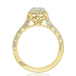 Round Bloom Engagement Ring
