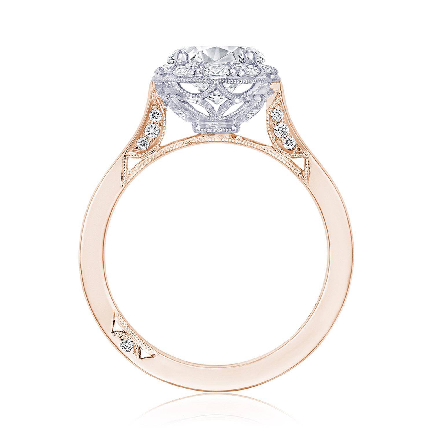 Round Bloom Engagement Ring