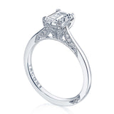 Emerald Solitaire Engagement Ring