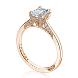Emerald Solitaire Engagement Ring