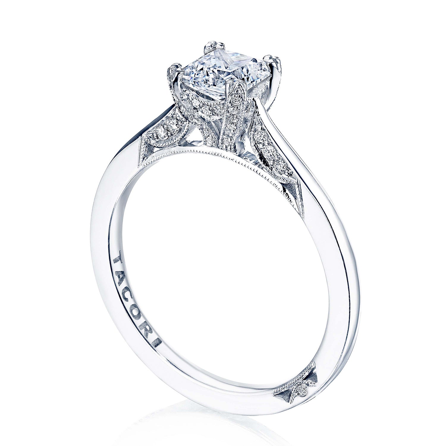 Princess Solitaire Engagement Ring