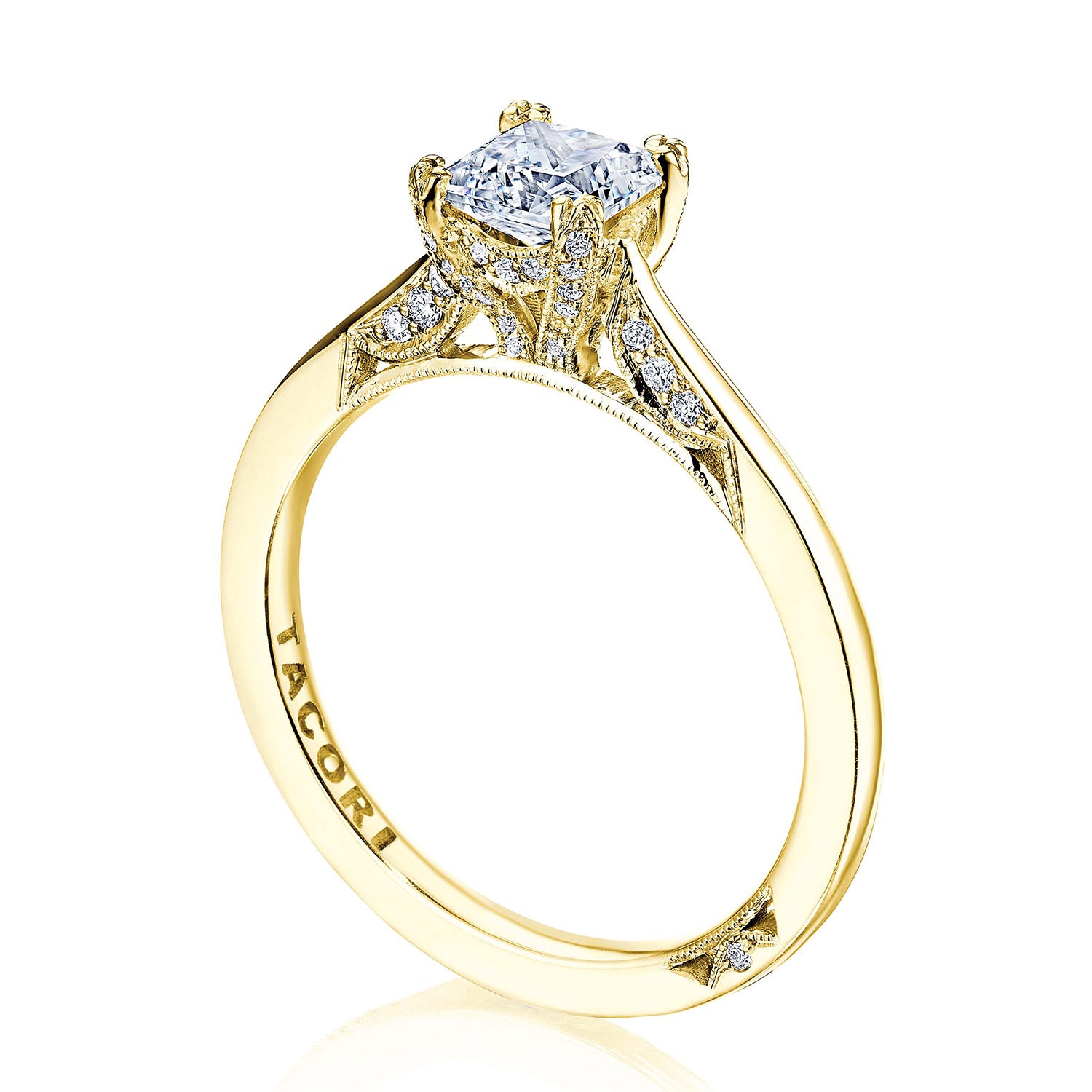 Princess Solitaire Engagement Ring
