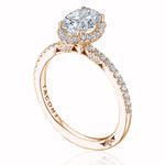 Oval Bloom Engagement Ring