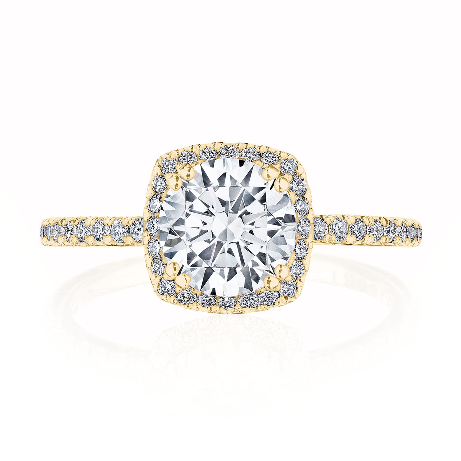 Cushion Bloom Engagement Ring