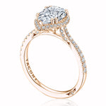 Round Bloom Engagement Ring