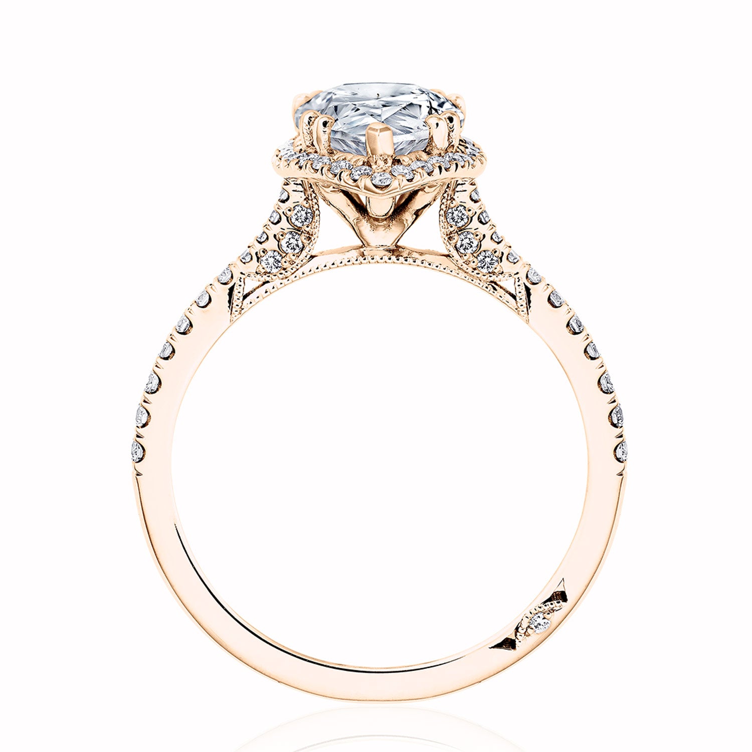 Round Bloom Engagement Ring