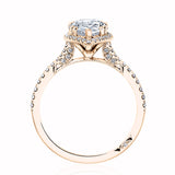 Round Bloom Engagement Ring
