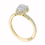 Pear Bloom Engagement Ring