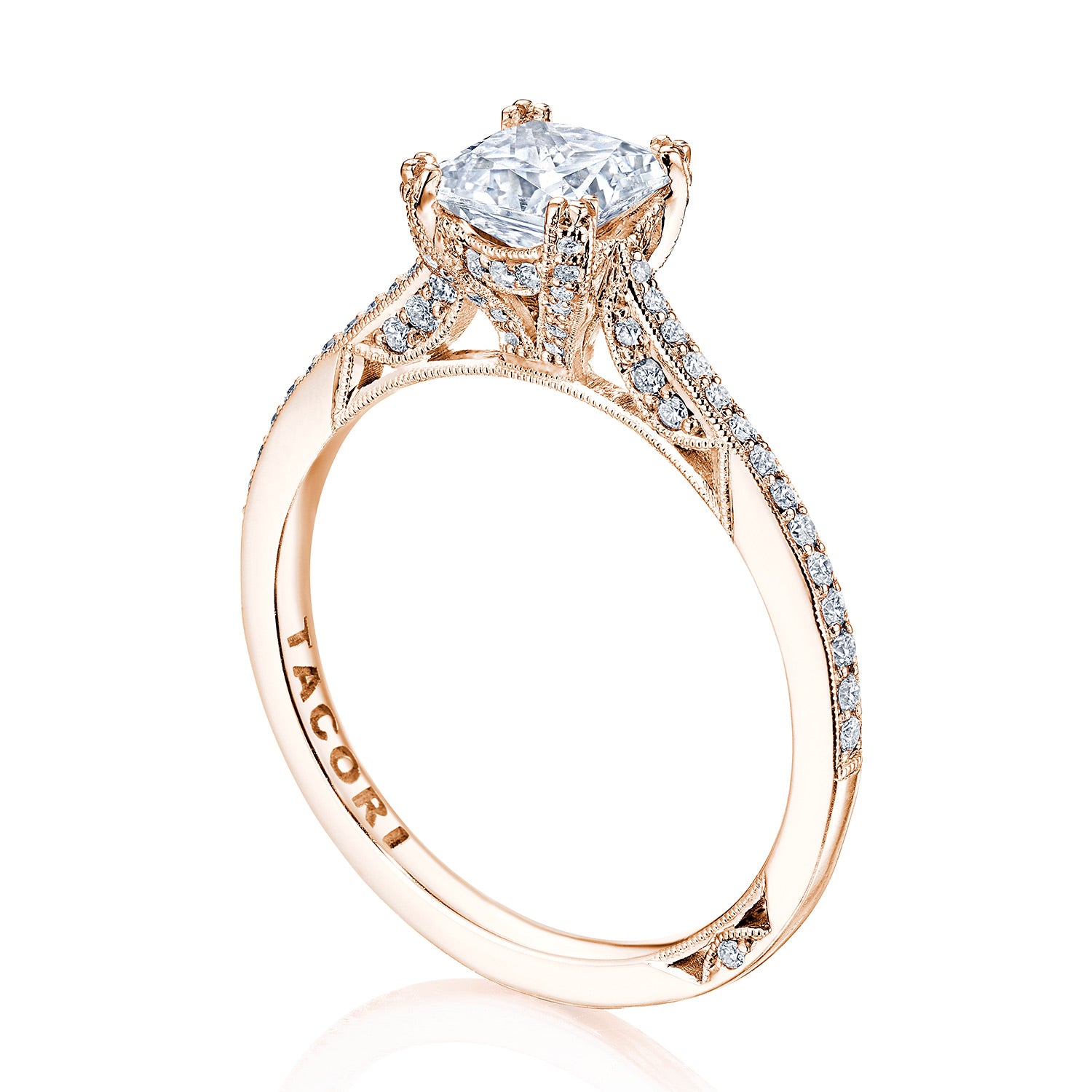Princess Solitaire Engagement Ring