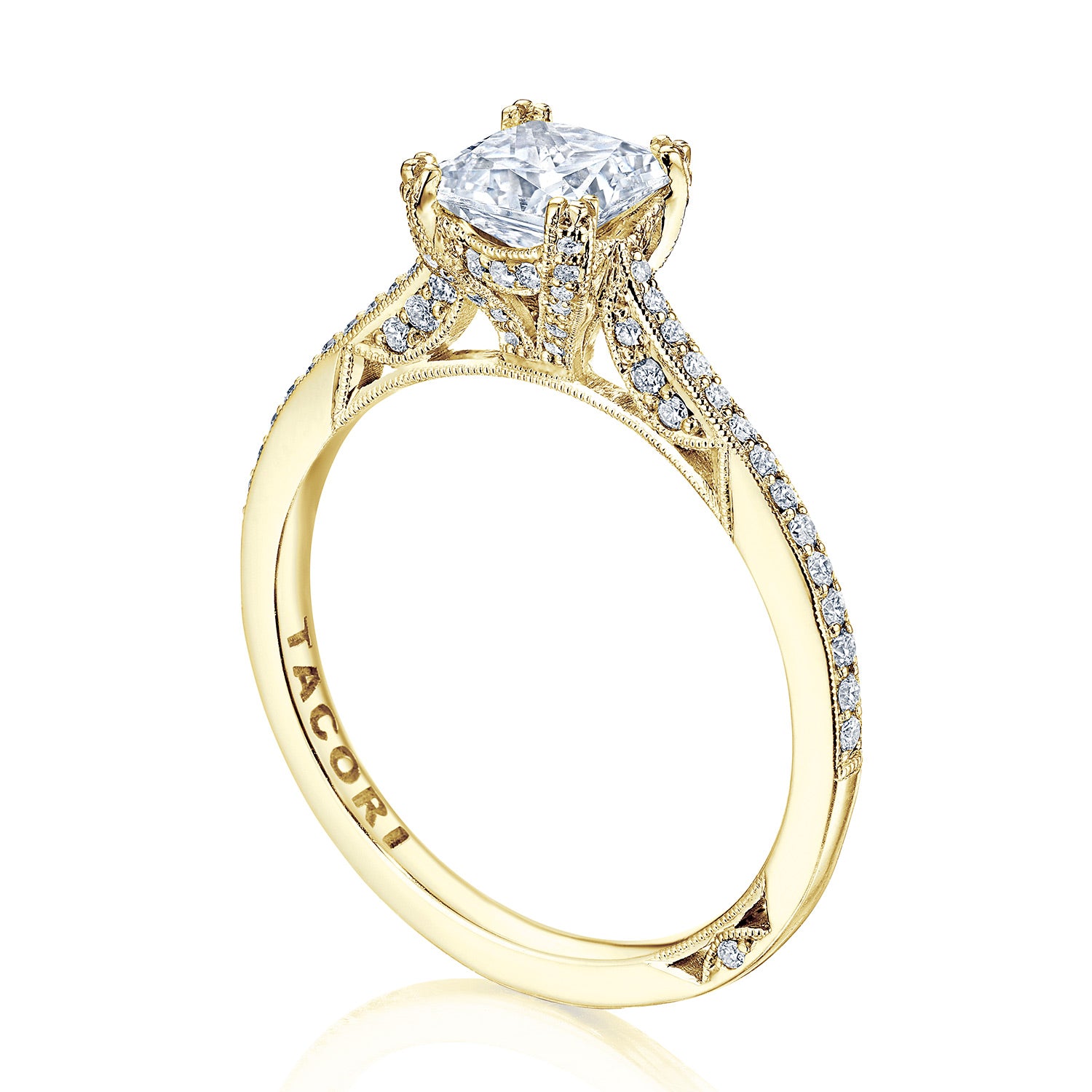 Princess Solitaire Engagement Ring