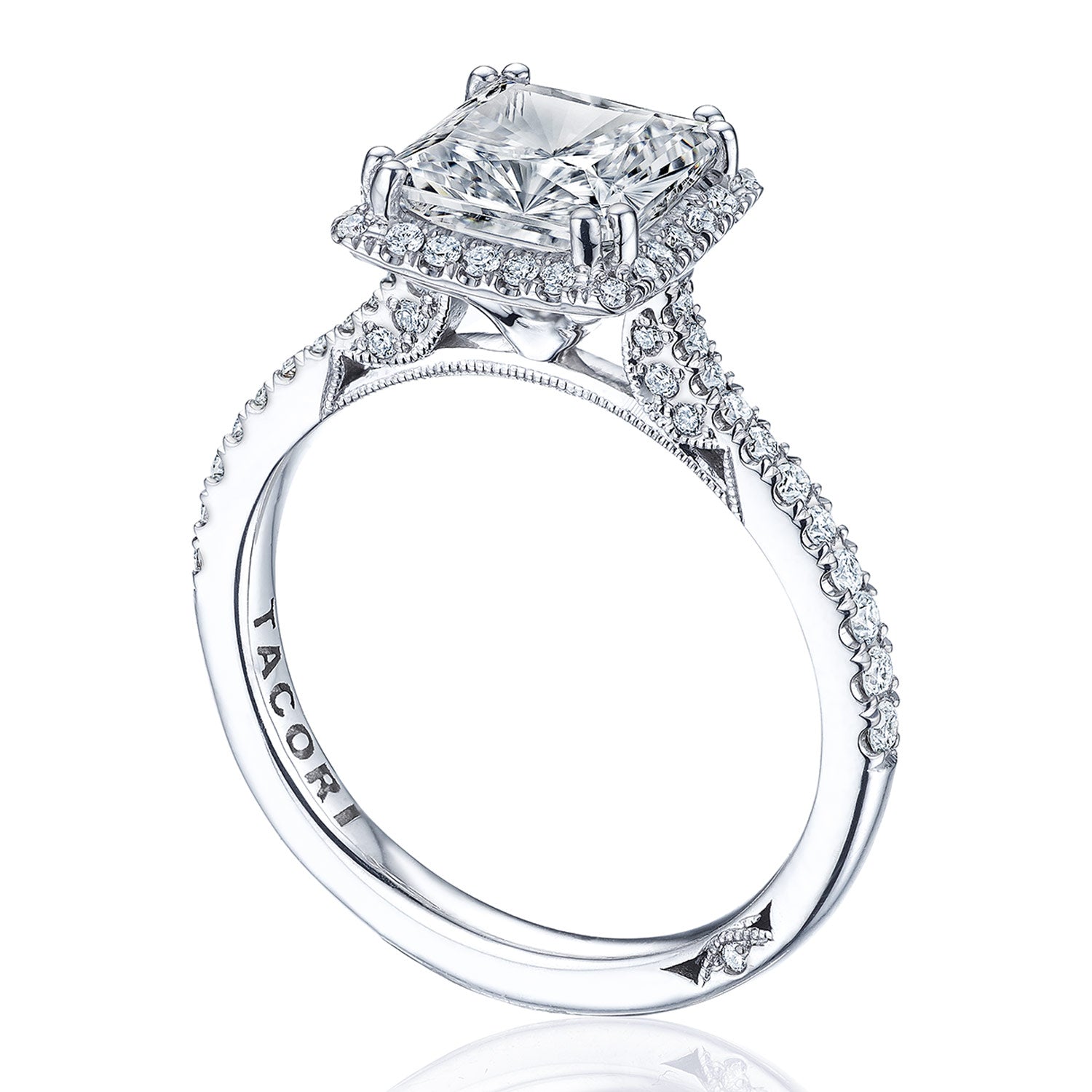 Princess Bloom Engagement Ring