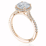 Round Bloom Engagement Ring