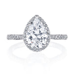 Pear Bloom Engagement Ring