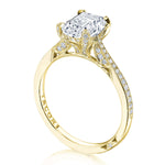 Emerald Solitaire Engagement Ring