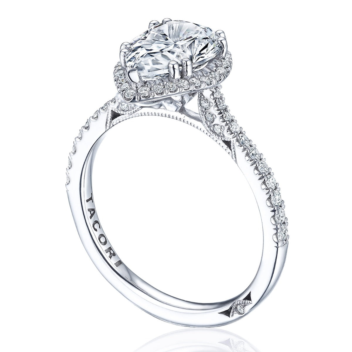 Pear Bloom Engagement Ring