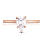 Pear Solitaire Engagement Ring