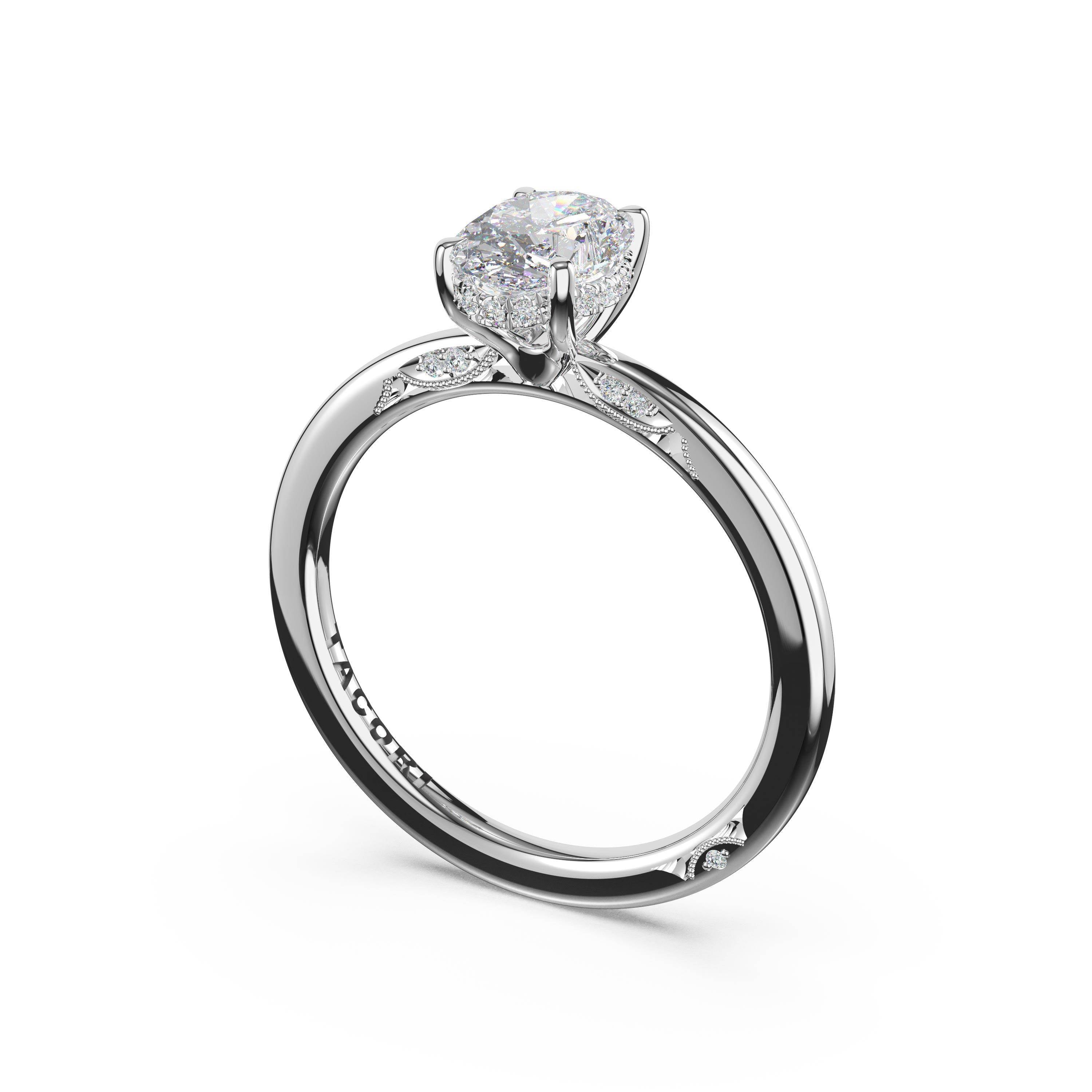 Oval Solitaire Engagement Ring
