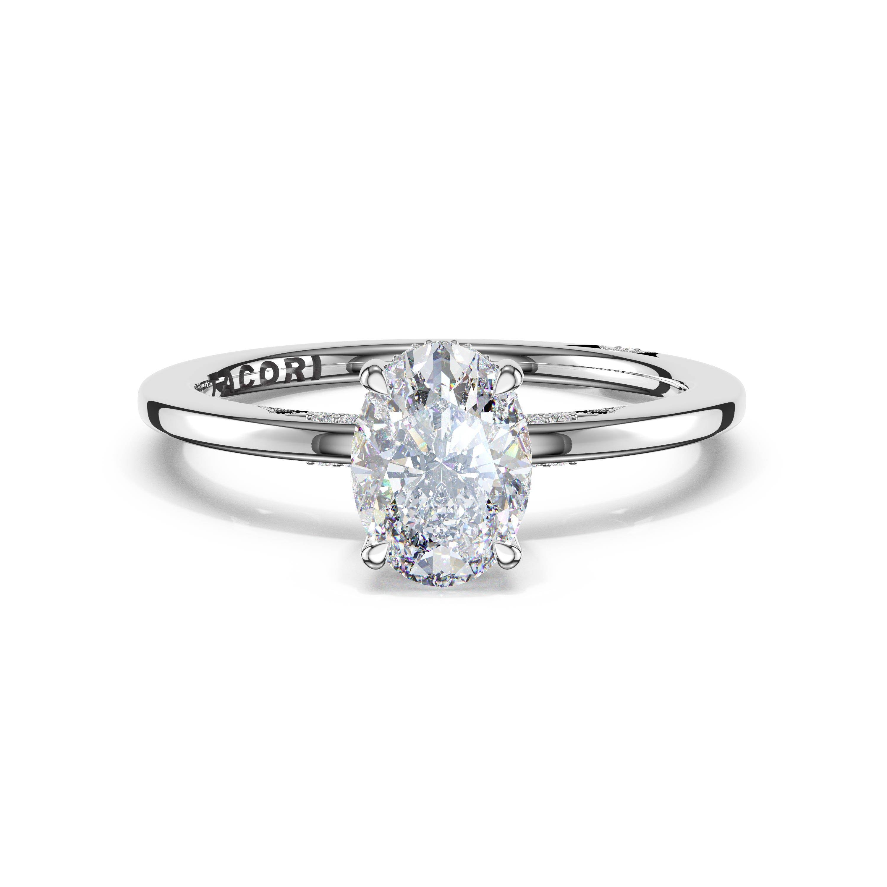 Oval Solitaire Engagement Ring