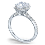 Cushion Bloom Engagement Ring