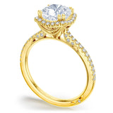 Cushion Bloom Engagement Ring