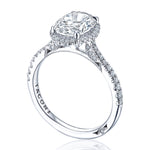 Oval Bloom Engagement Ring