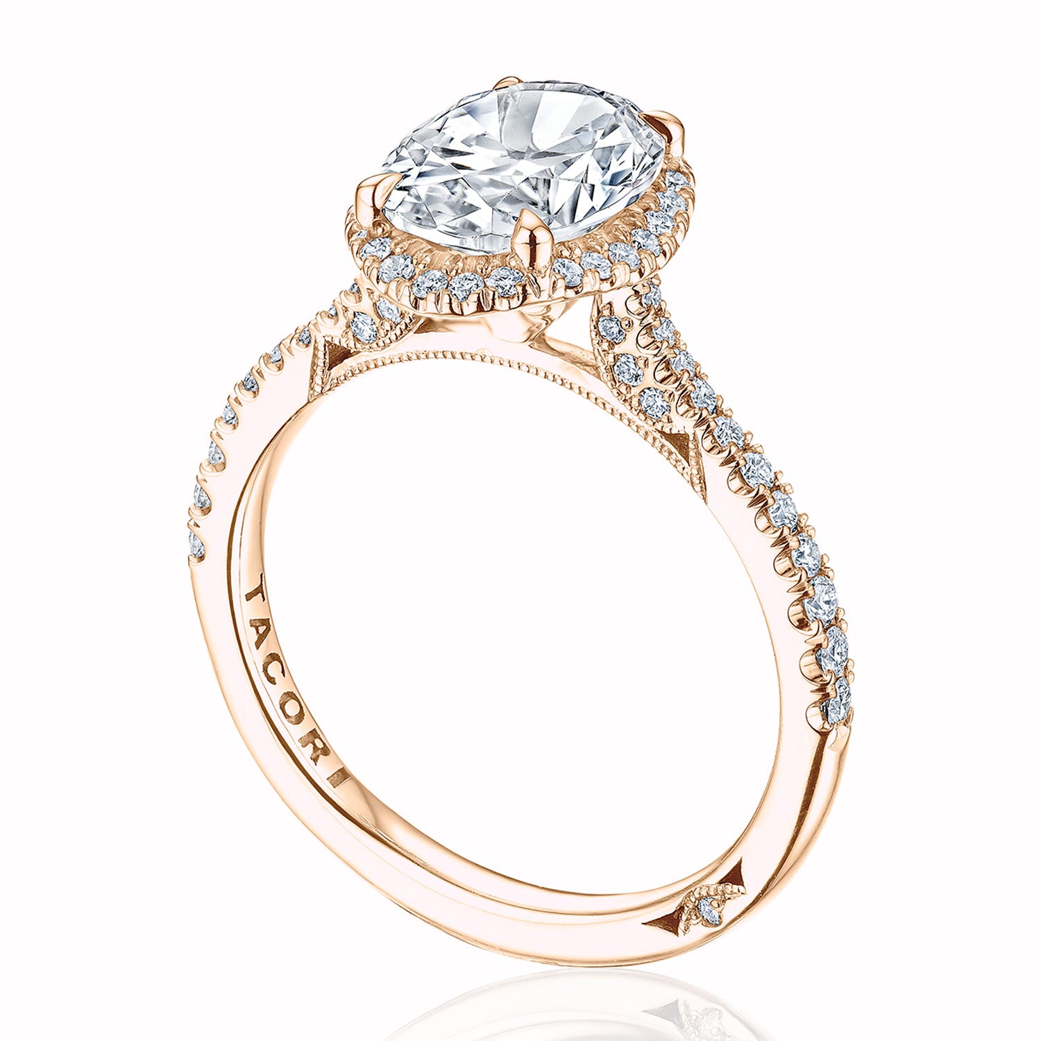 Oval Bloom Engagement Ring
