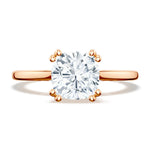 Cushion Solitaire Engagement Ring