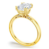 Emerald Solitaire Engagement Ring