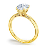 Oval Solitaire Engagement Ring