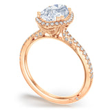 Pear Bloom Engagement Ring