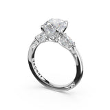 Oval 3-Stone Engagement Ring