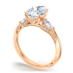 Pear 3-Stone Engagement Ring