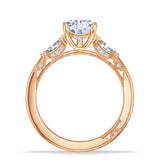 Pear 3-Stone Engagement Ring