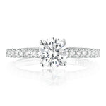Round Solitaire Engagement Ring