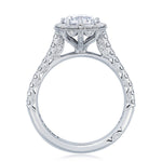 Round Bloom Engagement Ring