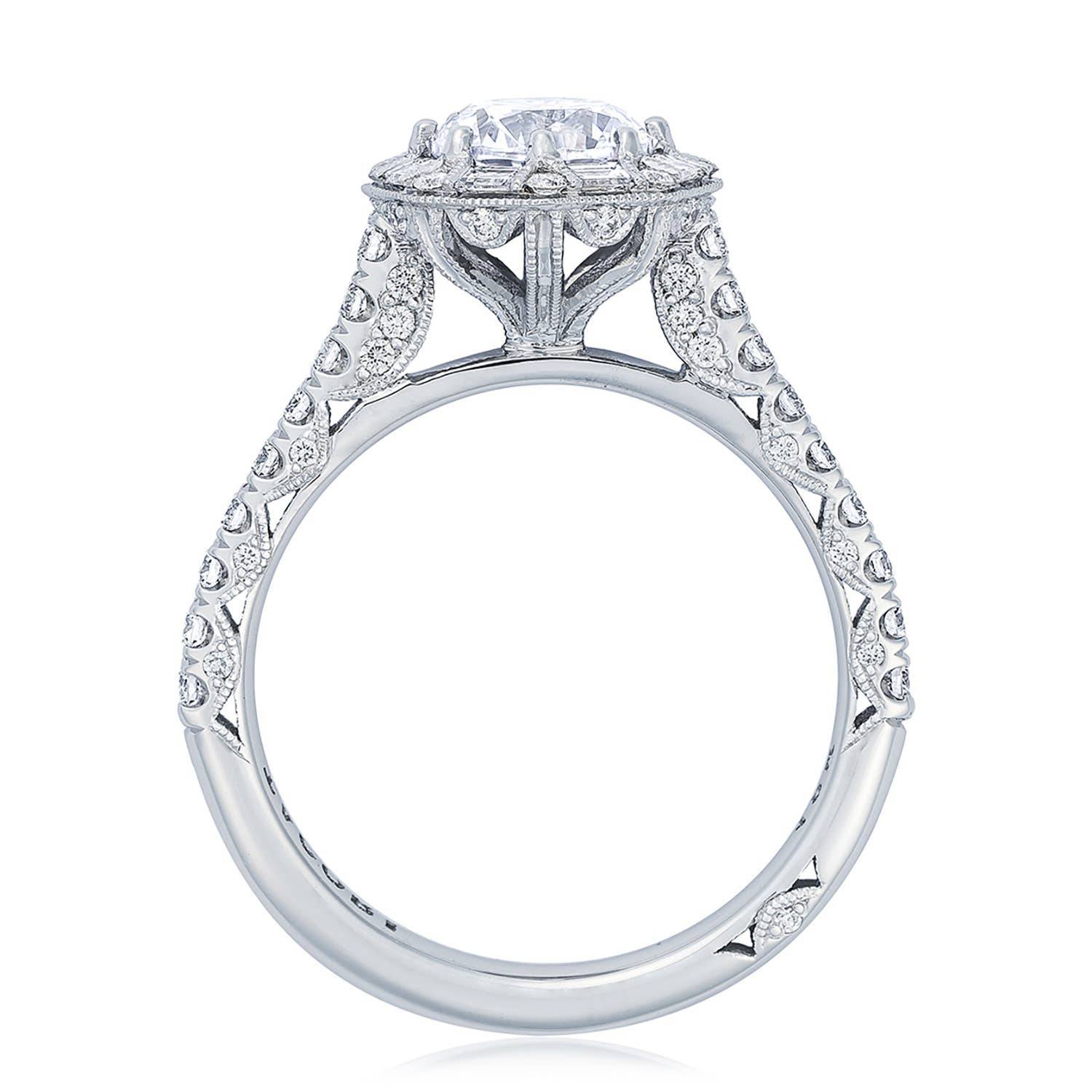 Round Bloom Engagement Ring