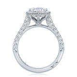 Round Bloom Engagement Ring