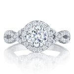 Round Bloom Engagement Ring